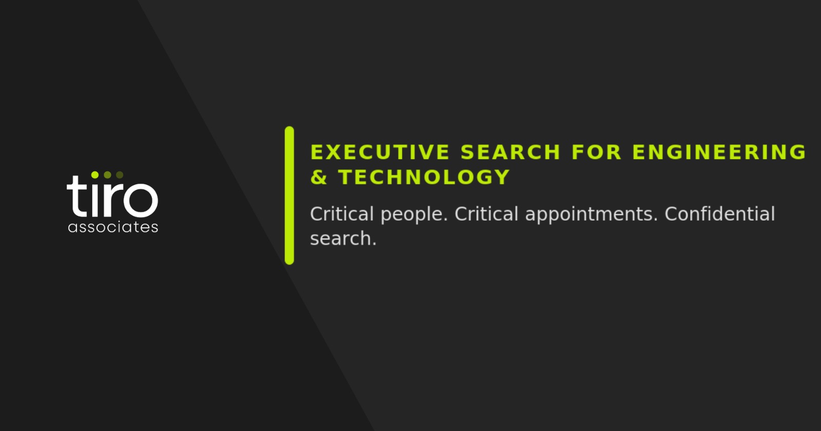 executive search, head hunting, Tiro